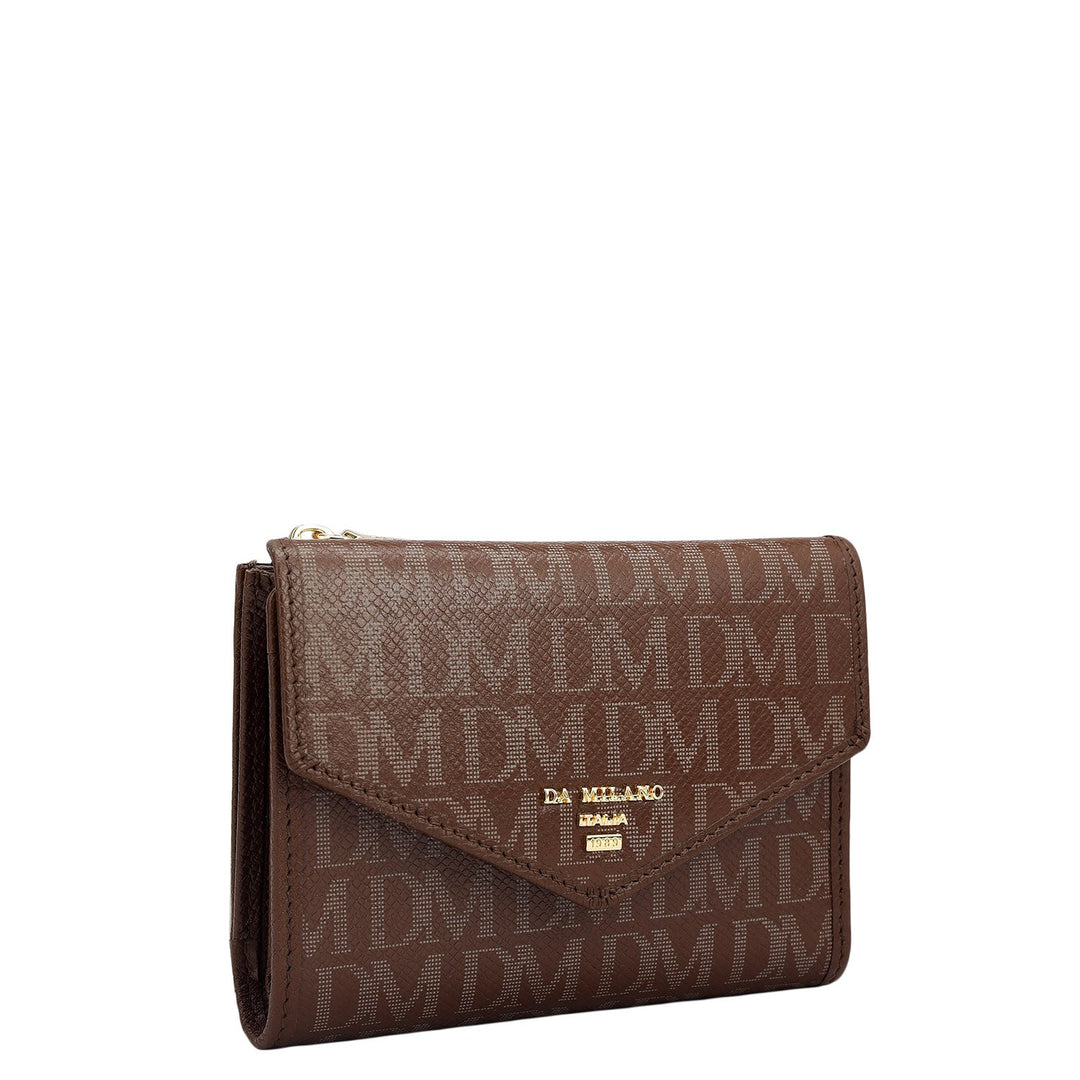 Monogram Leather Ladies Wallet - Date