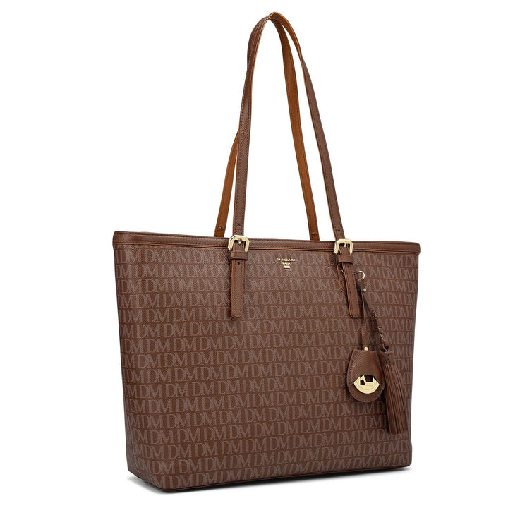 Medium Monogram Leather Tote - Date