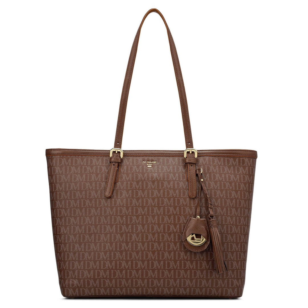 Medium Monogram Leather Tote - Date