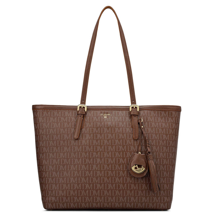 Medium Monogram Leather Tote - Date