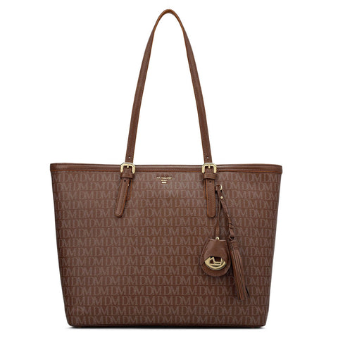 Medium Monogram Leather Tote - Date