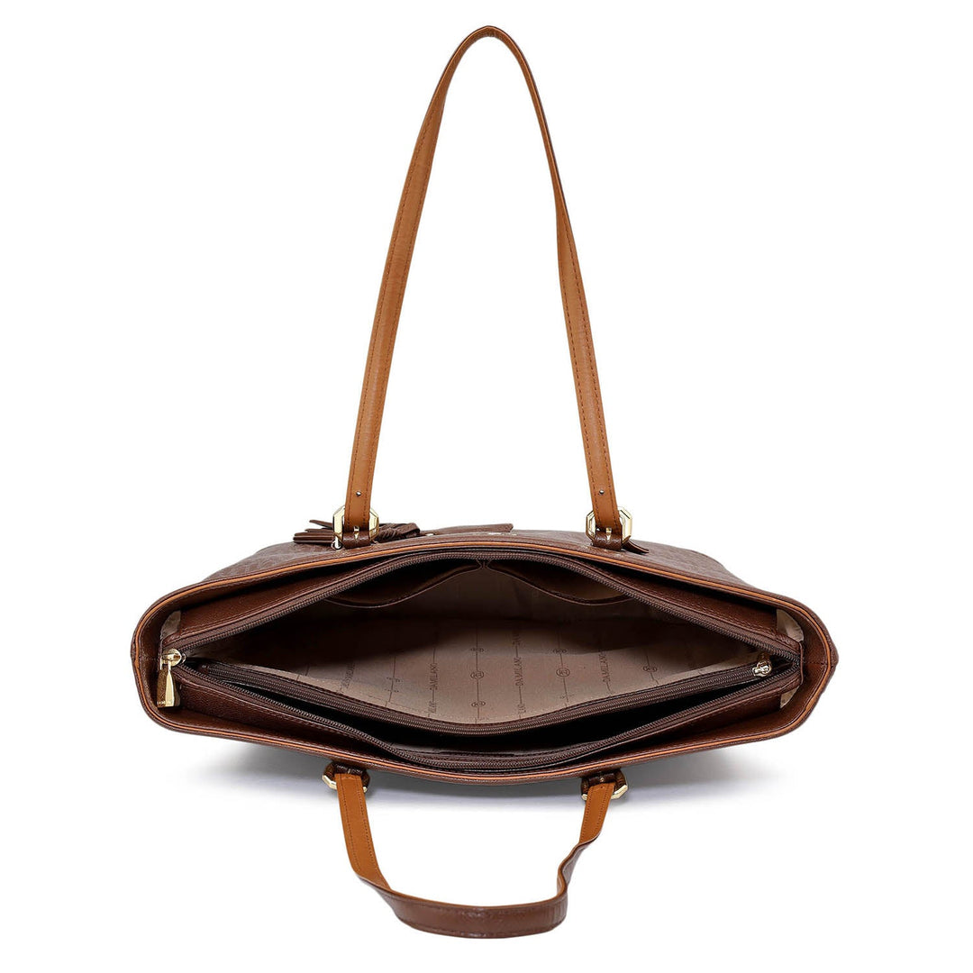 Medium Monogram Leather Tote - Date