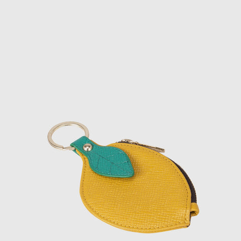Franzy Leather Key Chain - Mango