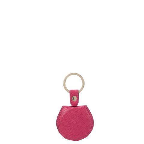 Franzy Leather Key Chain - Pink