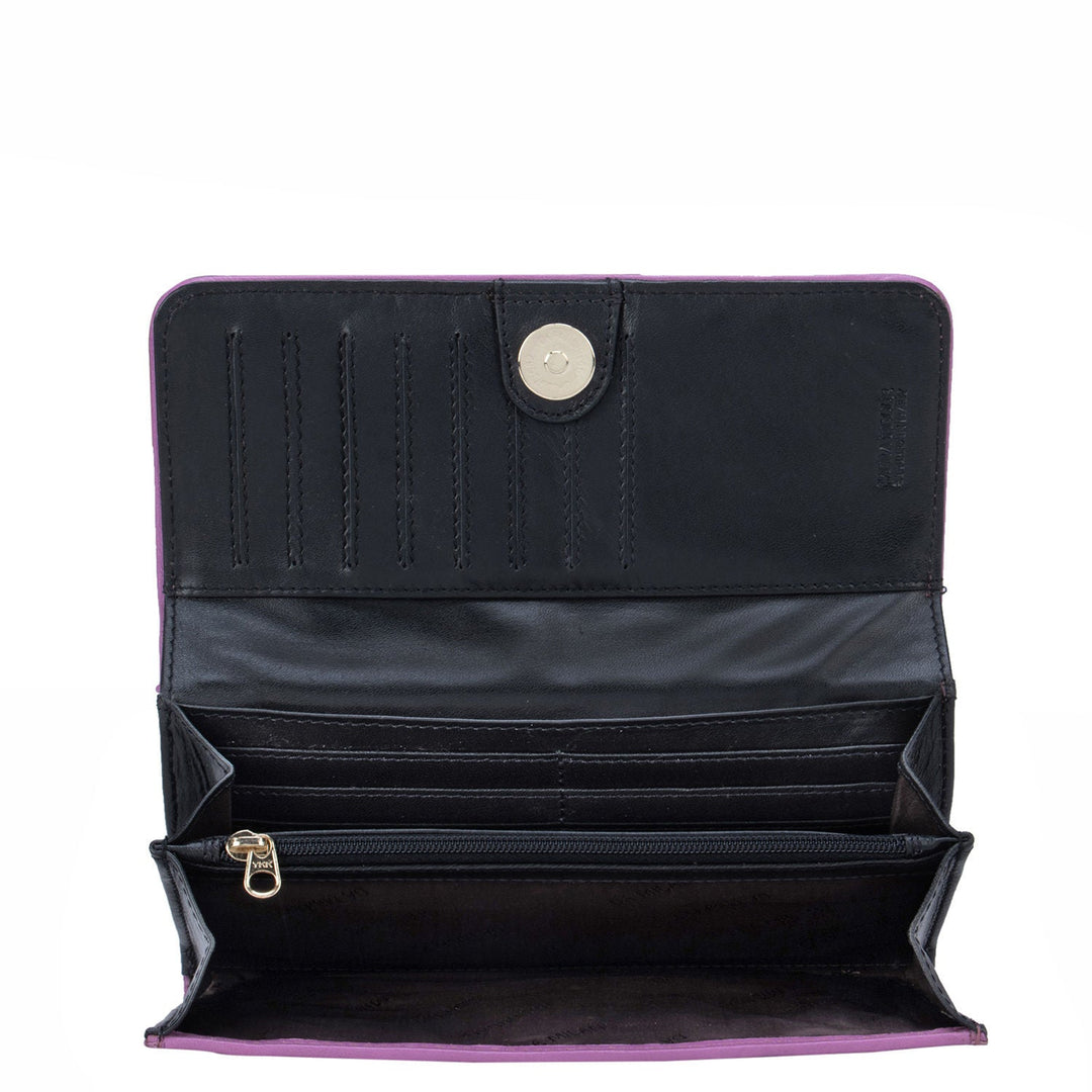 Purple Quilting Ladies Wallet