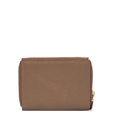 Franzy Leather Ladies Wallet - Cafe