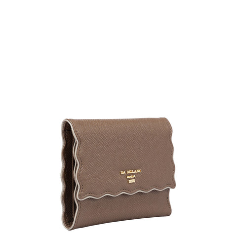 Franzy Leather Ladies Wallet - Cafe