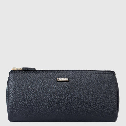 Wax Leather Multi Pouch - Black