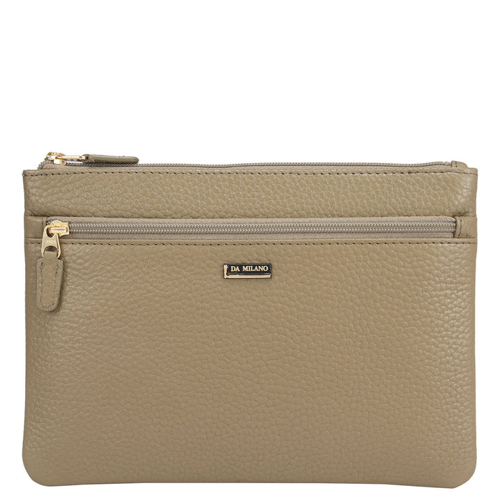 Wax Leather Multi Pouch - Olive