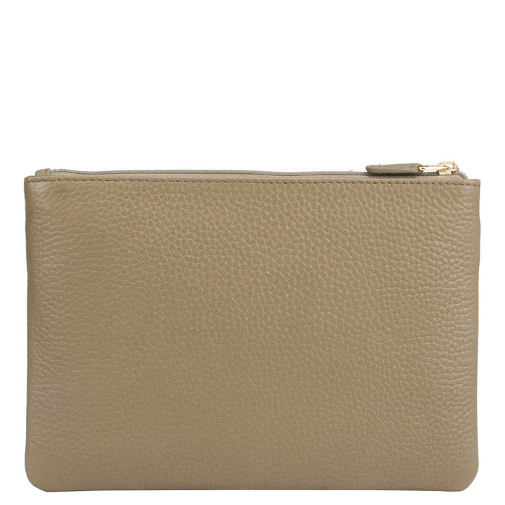 Wax Leather Multi Pouch - Olive