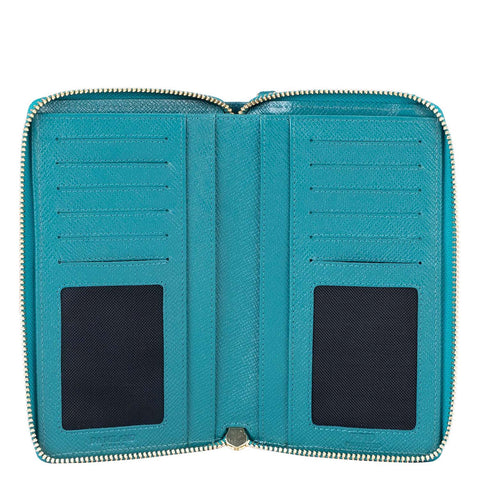 Franzy Leather Cross Body - Teal