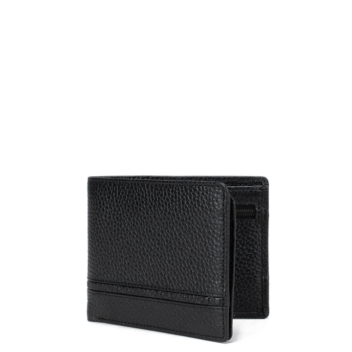 Black Wax Mens Wallet