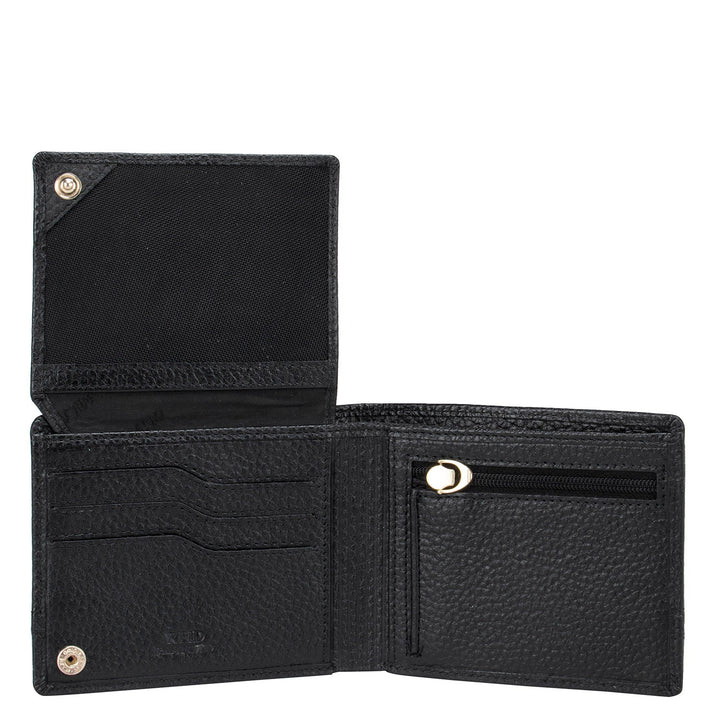 Black Wax Mens Wallet