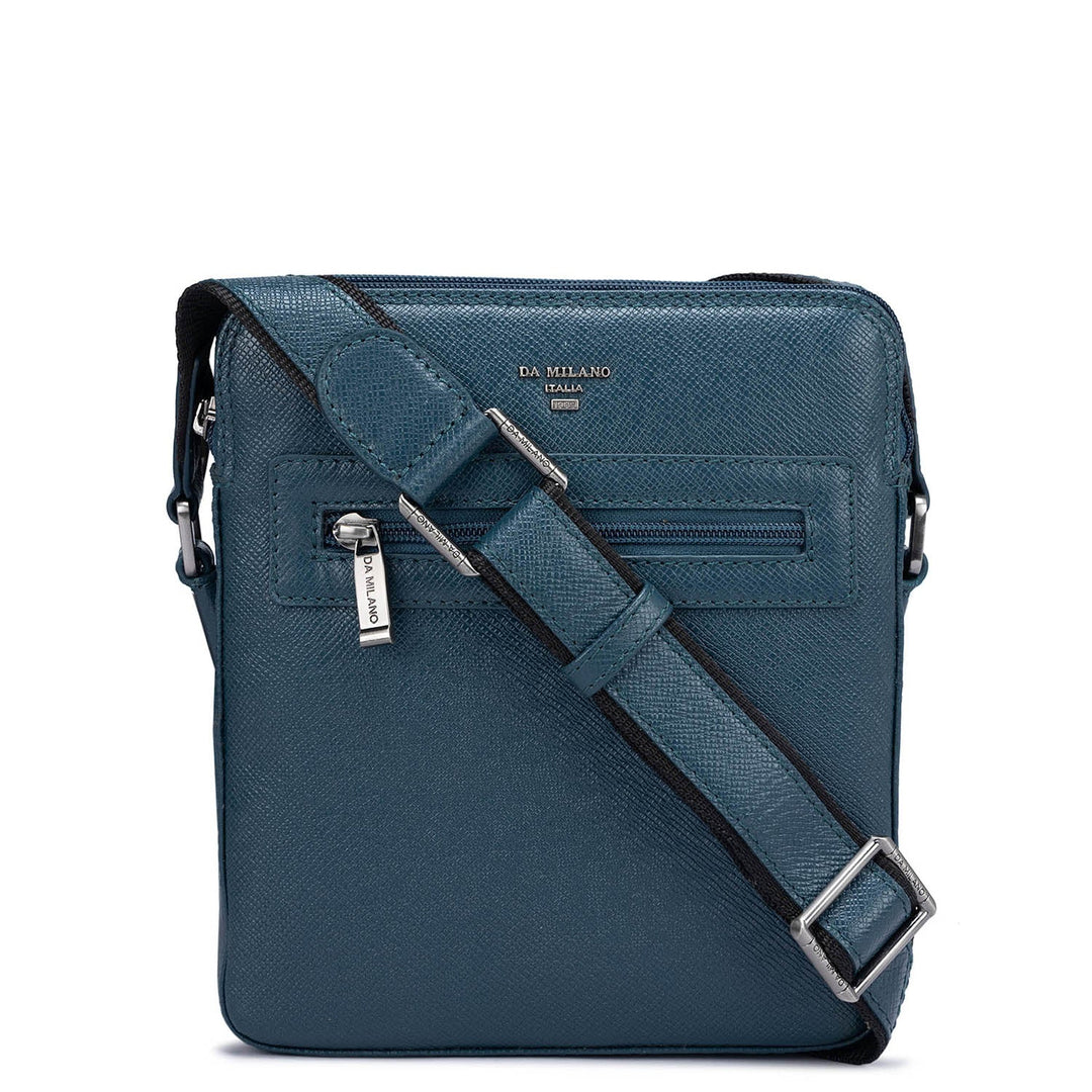 Franzy Leather Men Sling - Ocean