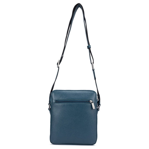Franzy Leather Men Sling - Ocean
