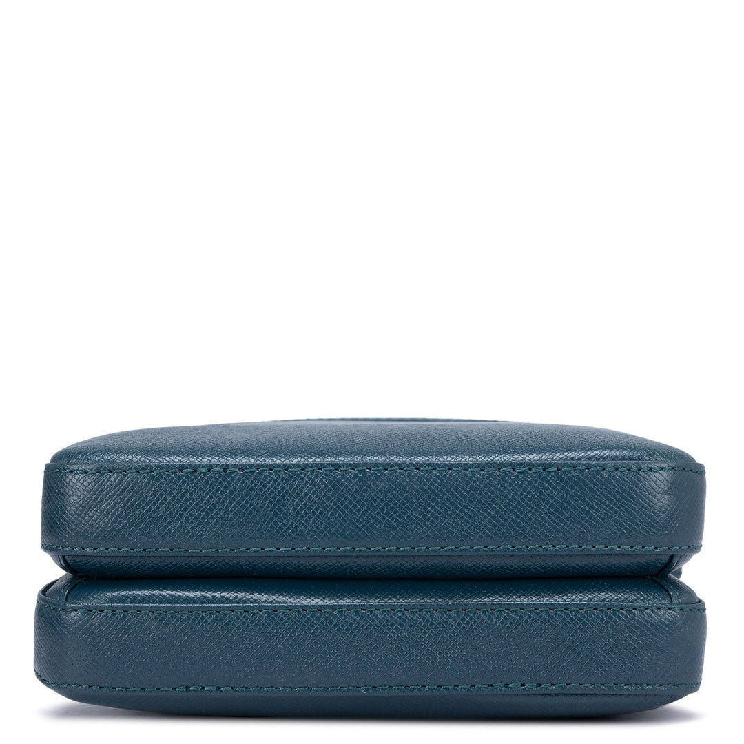 Franzy Leather Men Sling - Ocean