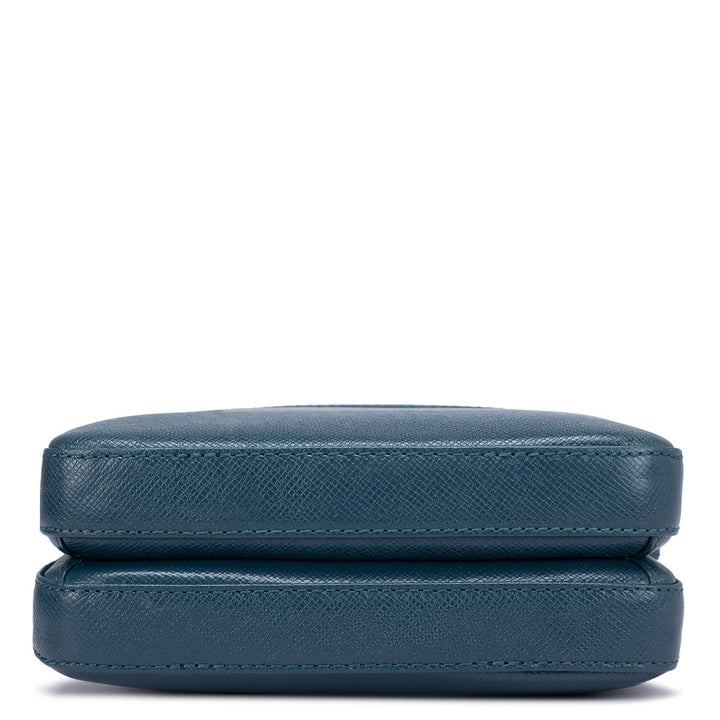 Franzy Leather Men Sling - Ocean