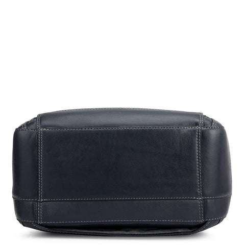 Bub Leather Backpack - Blue
