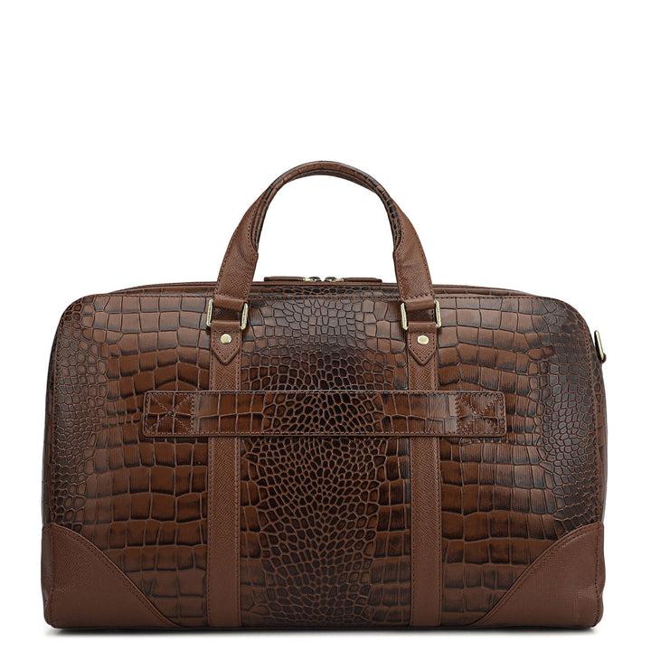 Croco Leather Luggage - Date