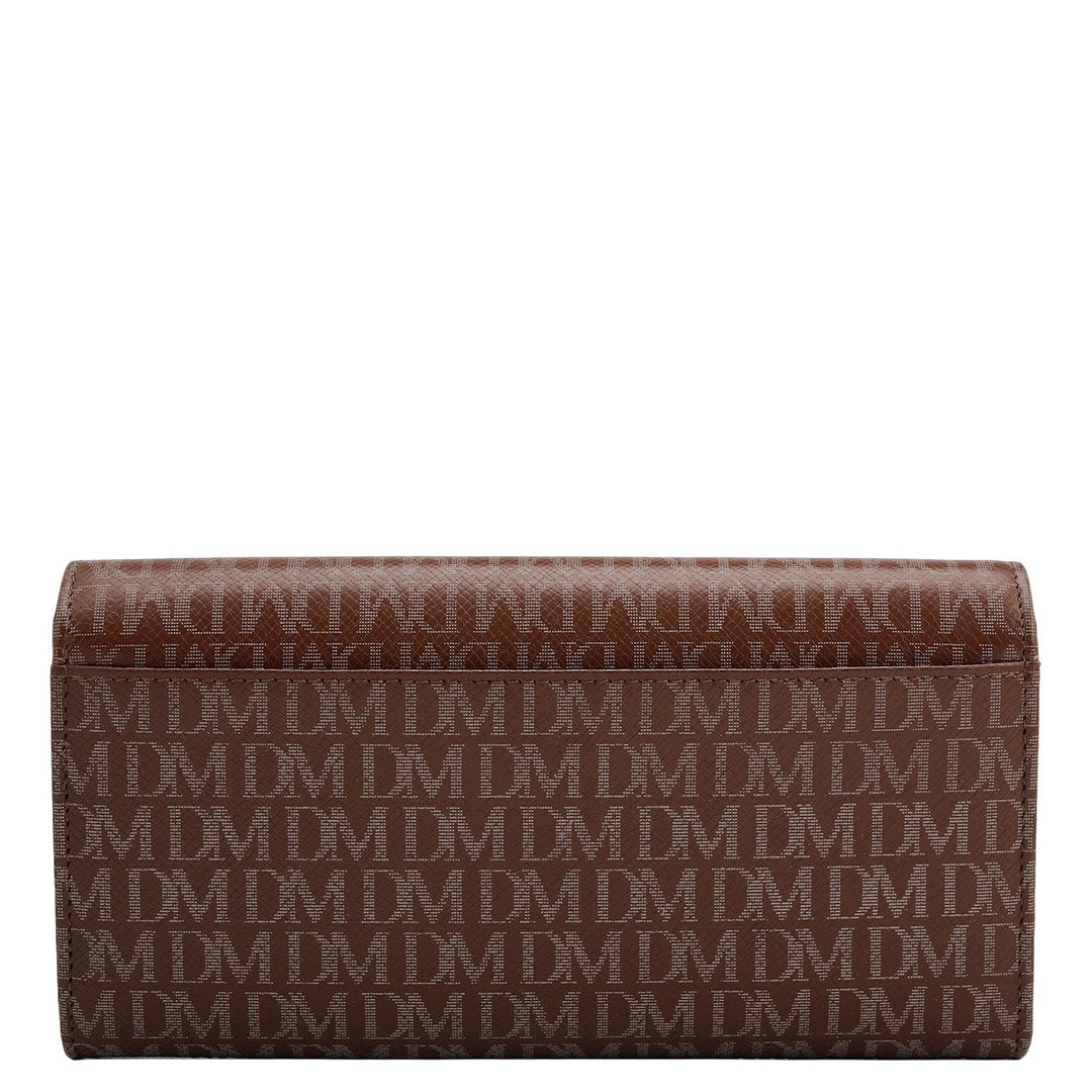 Monogram Leather Ladies Wallet - Date