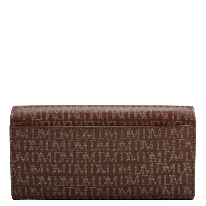 Monogram Leather Ladies Wallet - Date