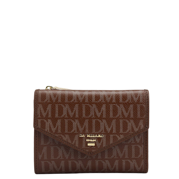 Monogram Leather Ladies Wallet - Date