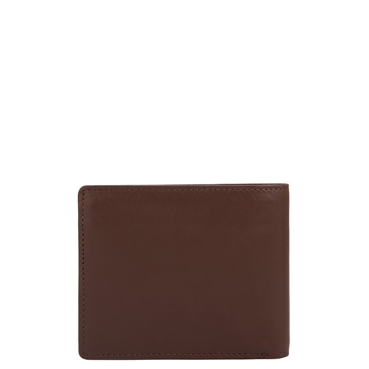 Brown Bifold Leather Mens Wallet