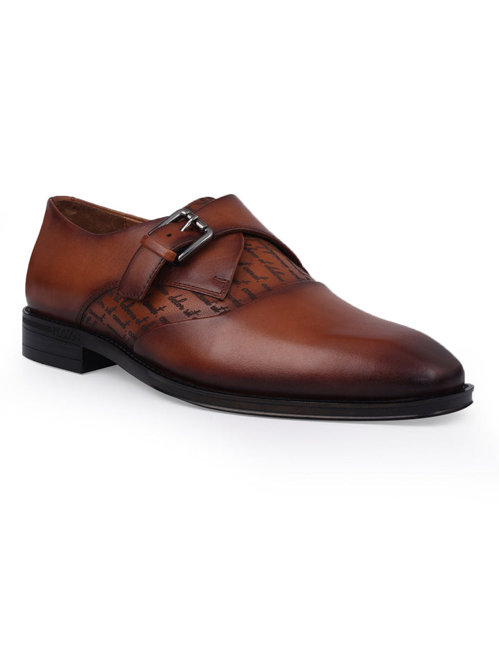 Tan Leather Monk Straps