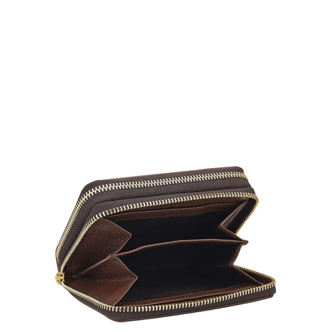 Croco Leather Ladies Wallet - Date