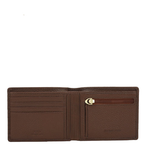 Espresso Bifold Leather Mens Wallet