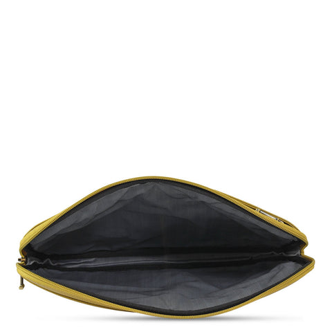 Wax Leather Laptop Sleeve - Green Tea