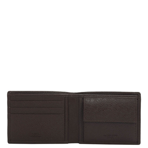 Date Bifold Leather Mens Wallet