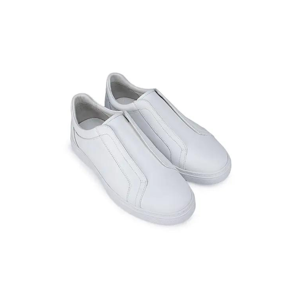 Casual Shoes French Connection White Leather Trainers Buy White
