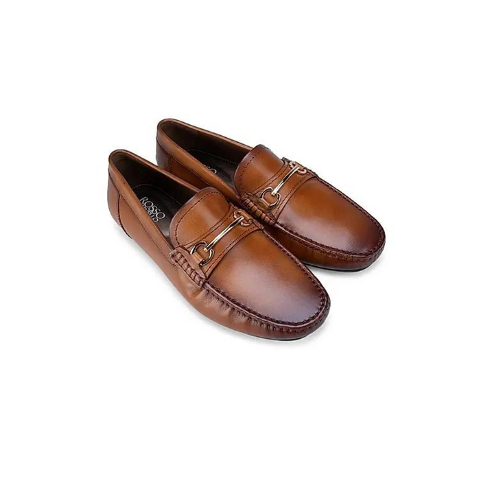 Tan Dual Tone Moccasins