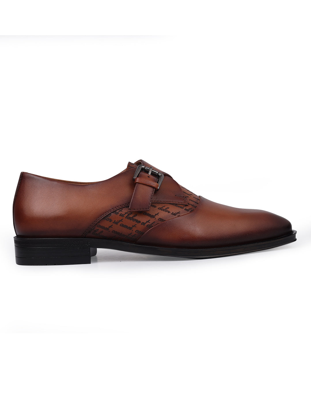 Tan Leather Monk Straps