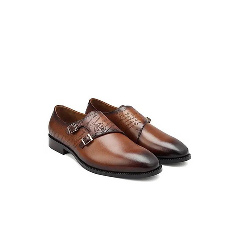 Double monk strap shoes uae clearance
