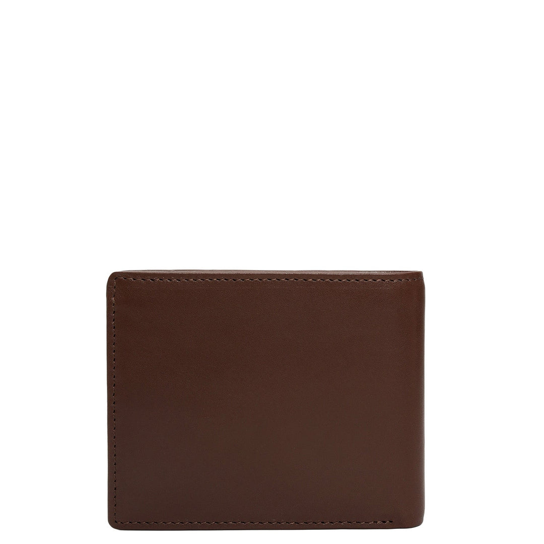 Brown Bifold Leather Mens Wallet