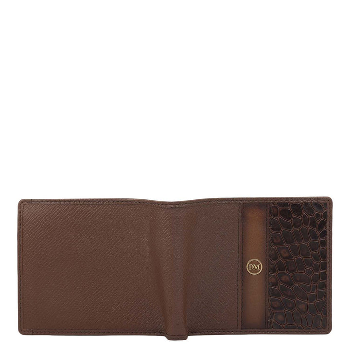 Date Bifold Leather Mens Wallet