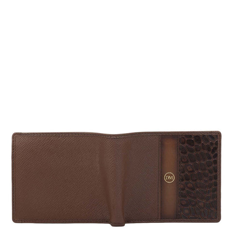 Date Bifold Leather Mens Wallet