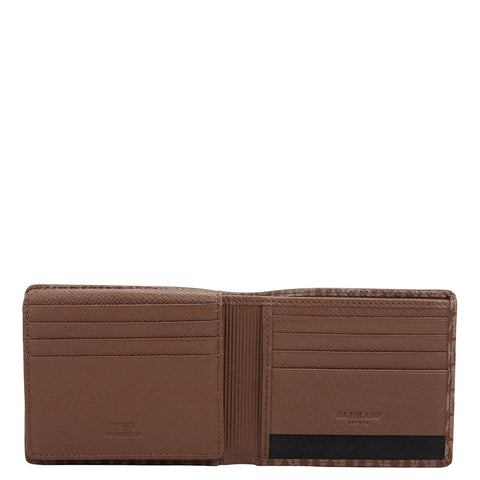 Date Bifold Leather Mens Wallet