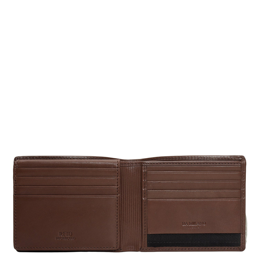 Brown Bifold Leather Mens Wallet