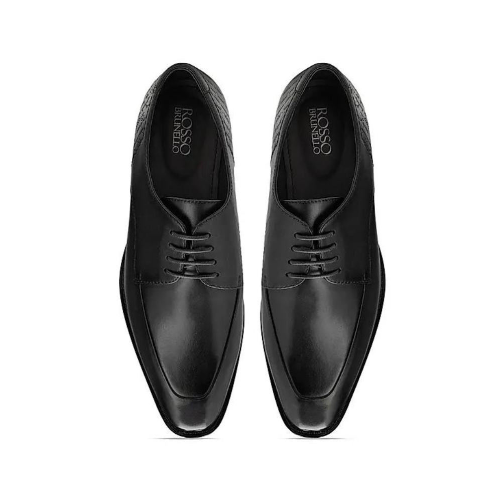 Black Signato Leather Lace Ups