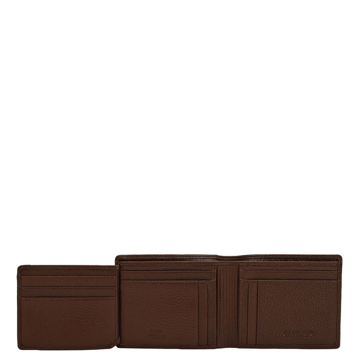 Espresso Bifold Leather Mens Wallet