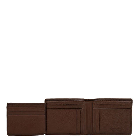 Espresso Bifold Leather Mens Wallet