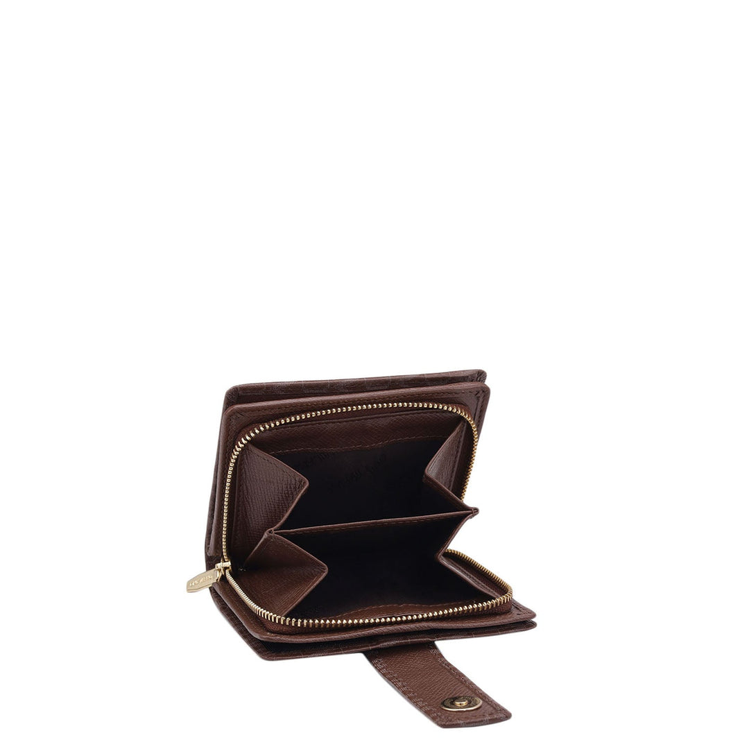 Monogram Leather Ladies Wallet - Date