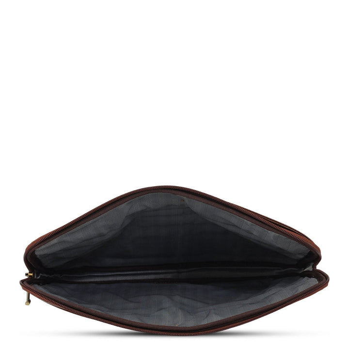 Wax Leather Laptop Sleeve - Espresso