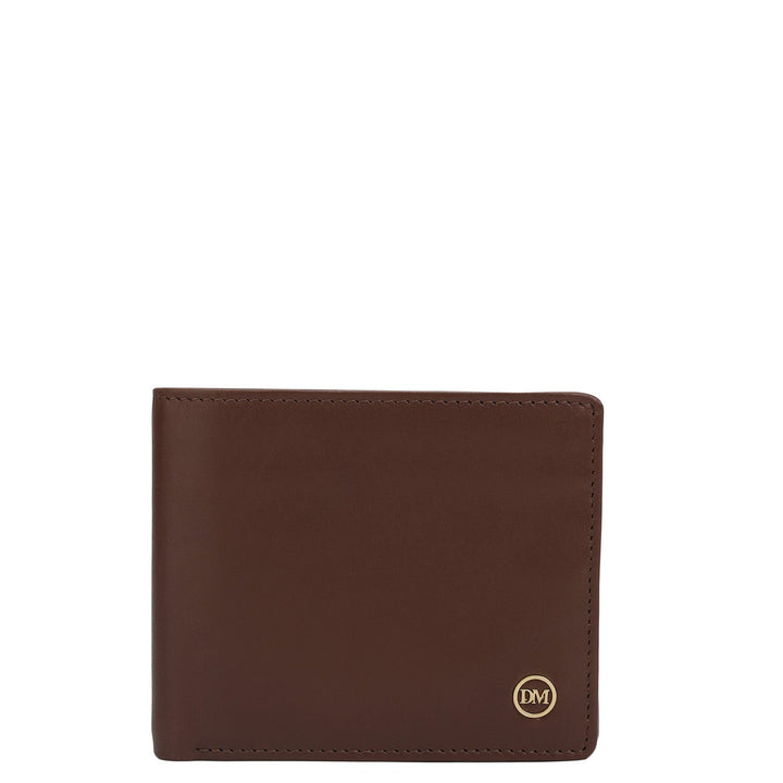 Brown Bifold Leather Mens Wallet