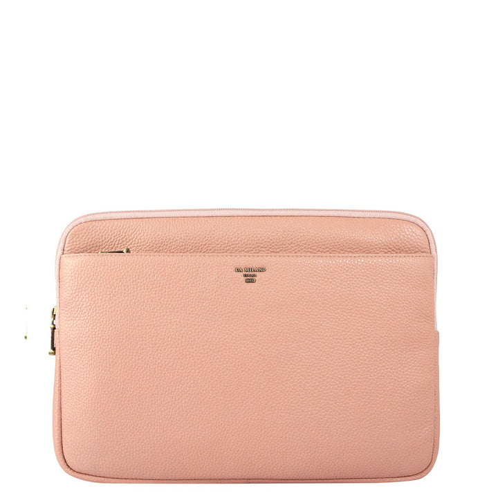 Wax Leather Laptop Sleeve - Feather