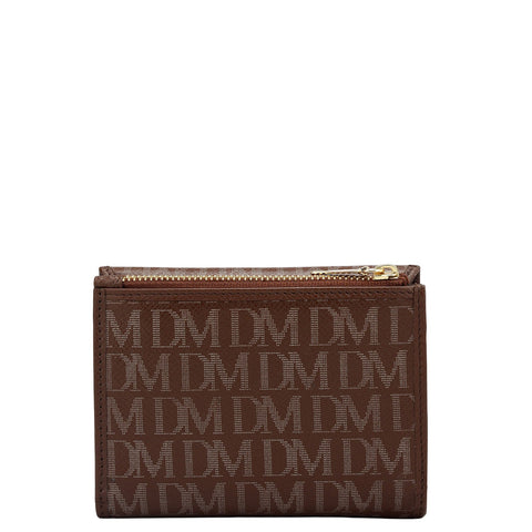Monogram Leather Ladies Wallet - Date