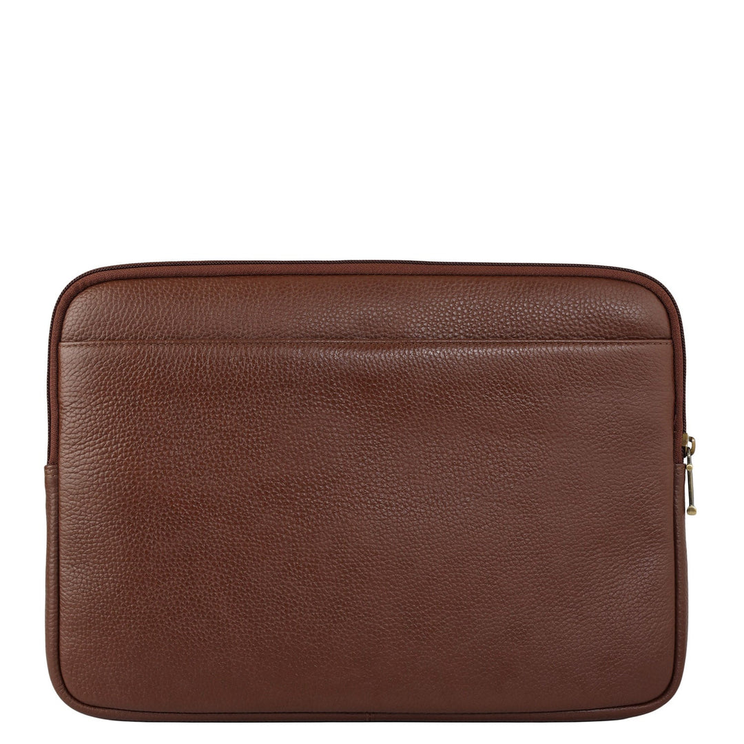 Wax Leather Laptop Sleeve - Espresso